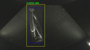 Esempio di riconoscimento in tempo reale del cestino Sorti